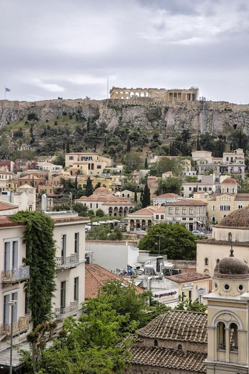 Sunny Luxury Loft,Stunning Acropolis View, Jacuzzi Apartment Athens Exterior photo