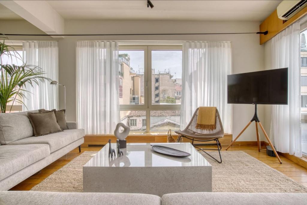 Sunny Luxury Loft,Stunning Acropolis View, Jacuzzi Apartment Athens Exterior photo